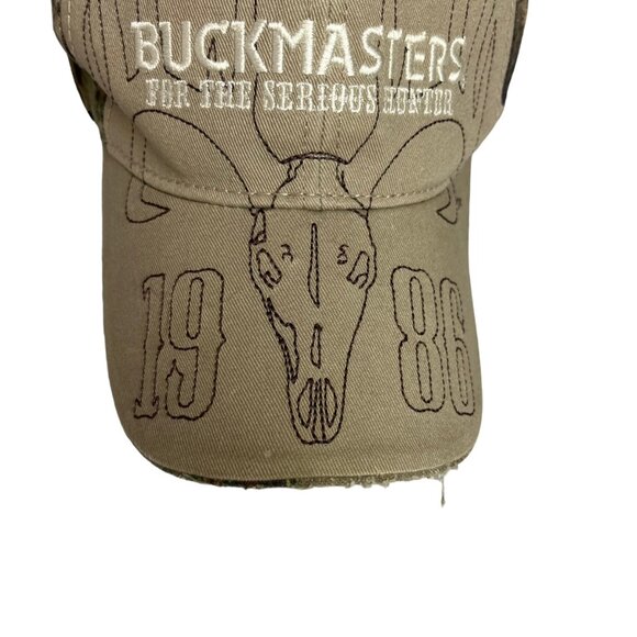 Buckmasters For The Serious Hunter Mens Embroidered Camo Adjustable Cap - Picture 6 of 12